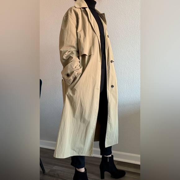Zara - Beige Balmacaan Coat - Size S - Picture 2 of 10
